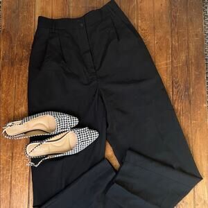 Vintage 80s women’s pant trouser high waisted pleated Harve Benard high-quality